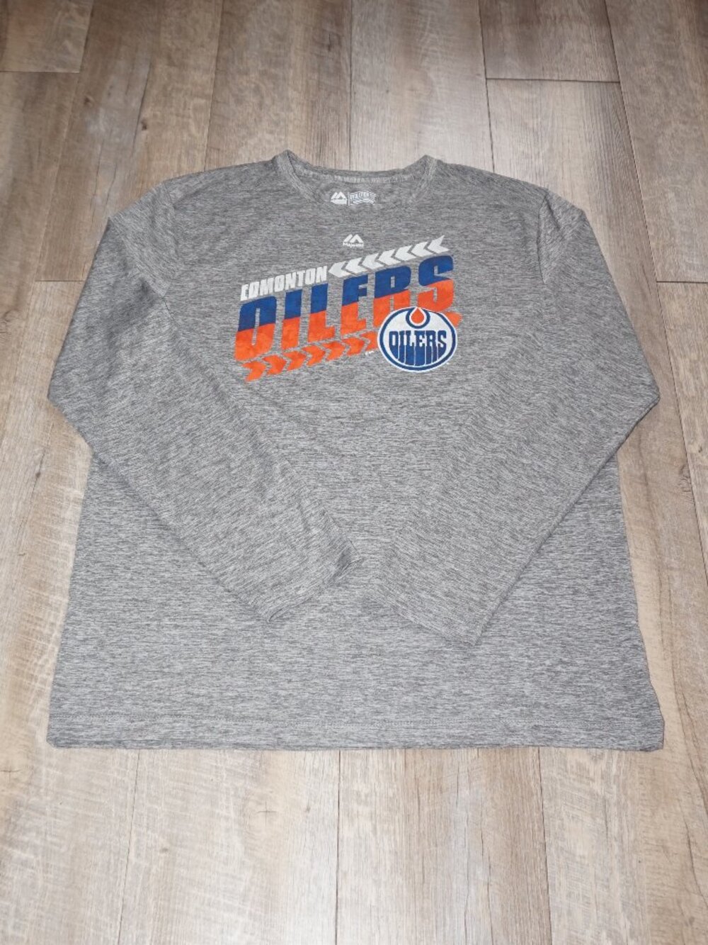 Majestic Evolution Tee Long Sleeve Edmonton Oilers